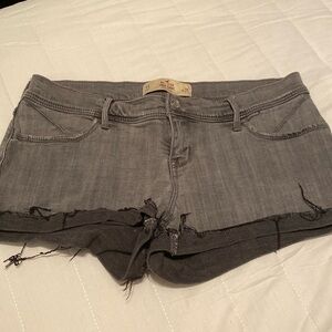 Hollister short-short low rise jean shorts